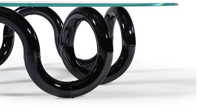 Reflex Круглый стеклянный журнальный столик Aenigma sun-id-1440531 - Вид №2