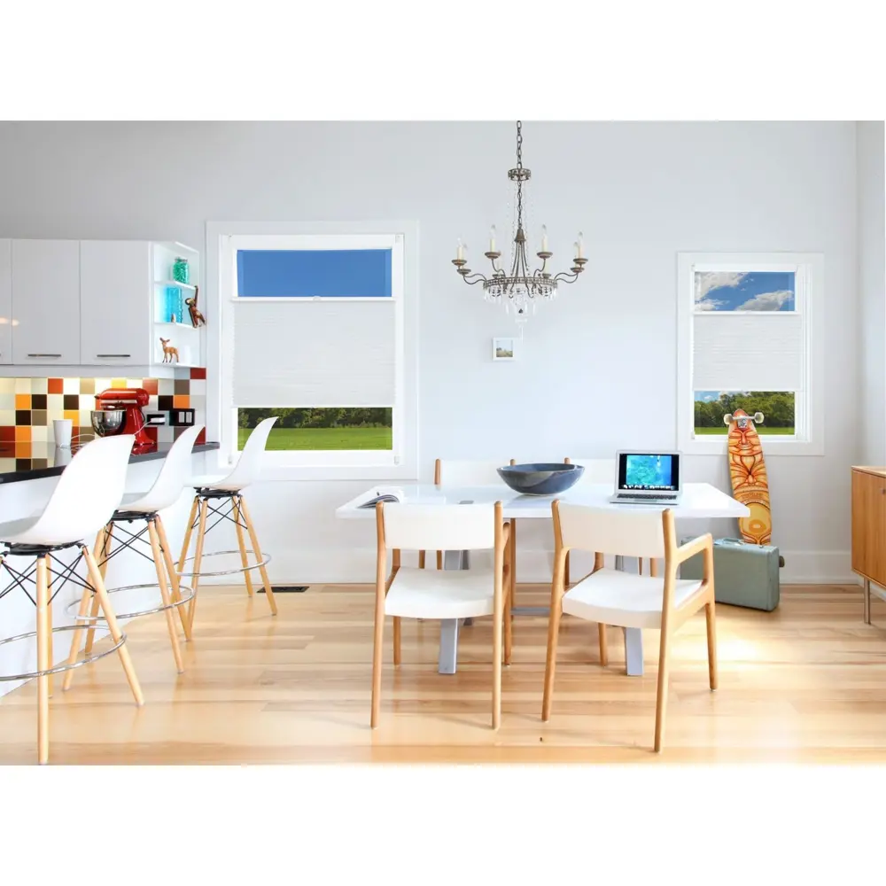 Плиссе с ручкой Плайн-Л 35х160 см текстиль цвет белый 17140131 STLM-2004330 Santreyd  - Вид №6