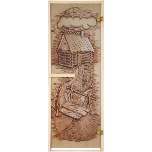 Дверь для сауны стеклянная магнитный замок 69x189 см двусторонняя 81955219 STLM-2033985