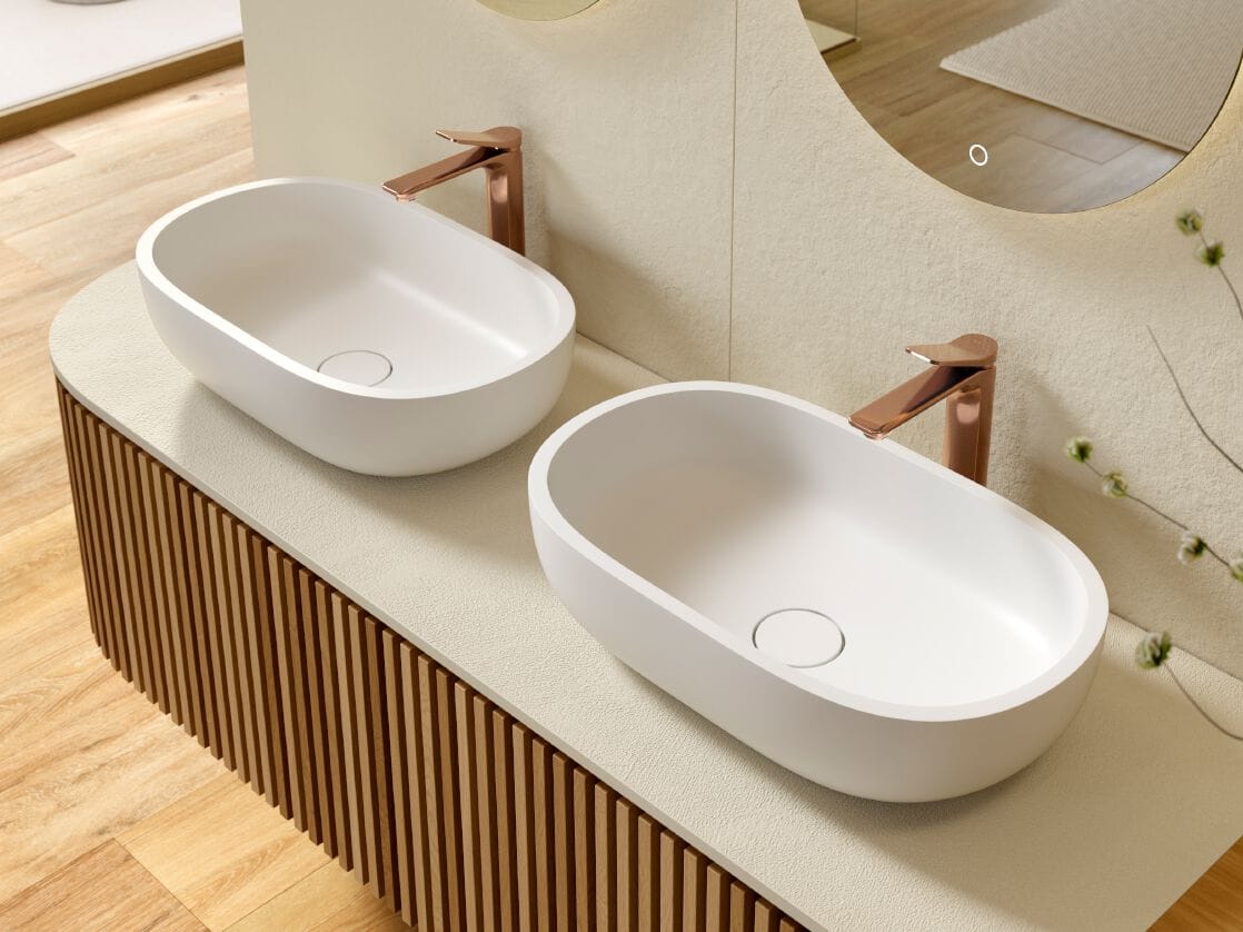 Овальная столешница из Долотека© Acquabella Acquawhite ARCH-00134063