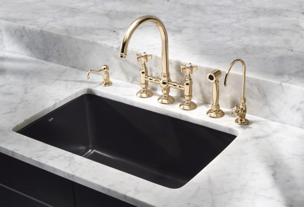 1451 ** 18 Смеситель для кухни складной с запорным краном Nicolazzi Series Classic  - Вид №2