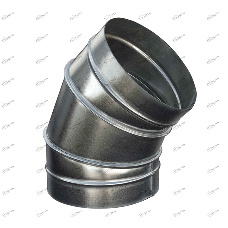 Отвод 45° круглый (оц. сталь) d400 Santreyd 01-0233-024