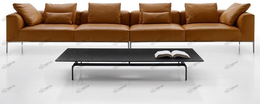 B&B Italia Секционный кожаный диван Michel sun-id-1368103