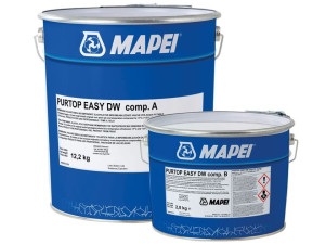 Эластичная двухкомпонентная полиуретановая мембрана для гидроизоляции резервуаров для питьевой воды