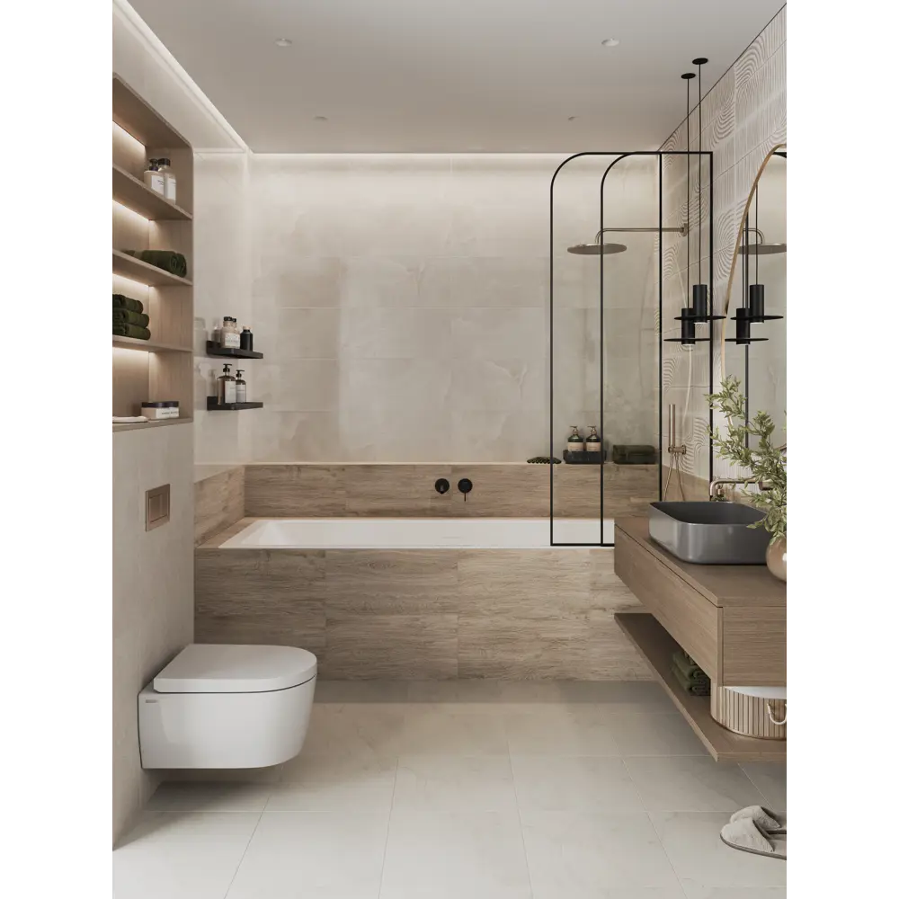 Настенная плитка Dubai 03 30x60 см 1.44 м² матовая цвет бежевый Santreyd STLM-2044409 - Вид №5
