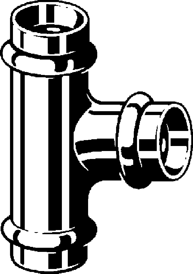 Viega Тройник Profipress 2418 (324889) 324 889 - Вид №1