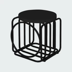 Журнальный столик круглый черный Bauhaus by Varya Schuka WOODI  00-3966175 Черный