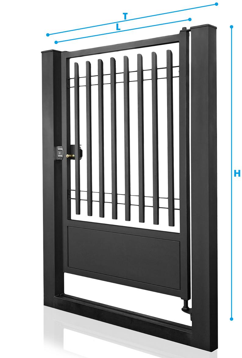 GRIGLIATI BALDASSAR Пешеходные ворота из стали Baldablock sun-id-1414415 - Вид №1