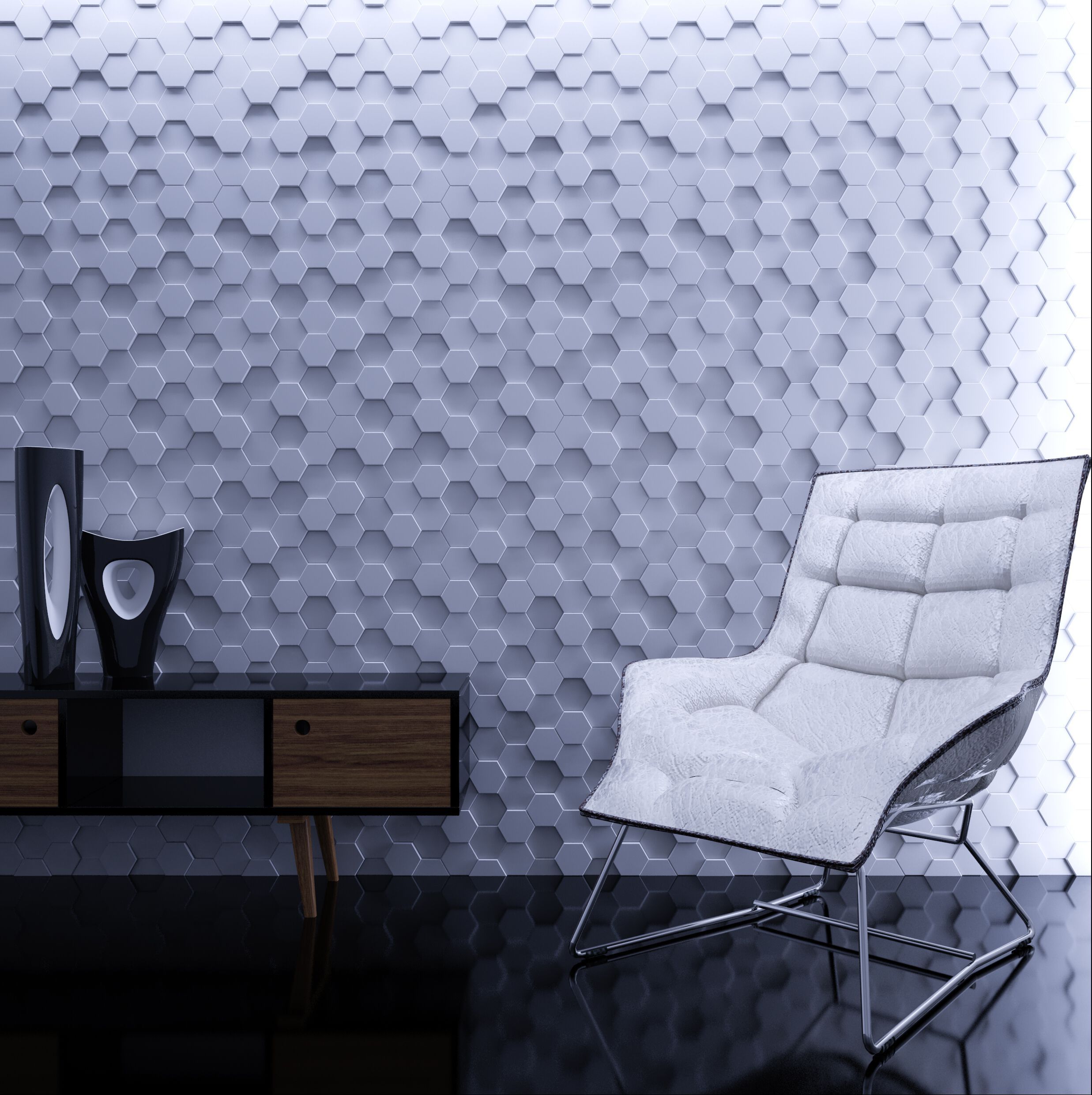 Трехмерное гипсовое покрытие WallDeco M-Modern ARCH-00125325 - Вид №1