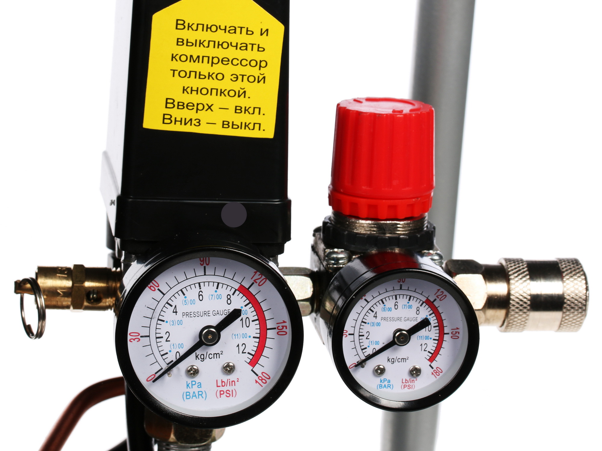 Компрессор поршневой масляный Quattro Elementi Vento-24 770-247 6670365 STDN-0030209 - Вид №8