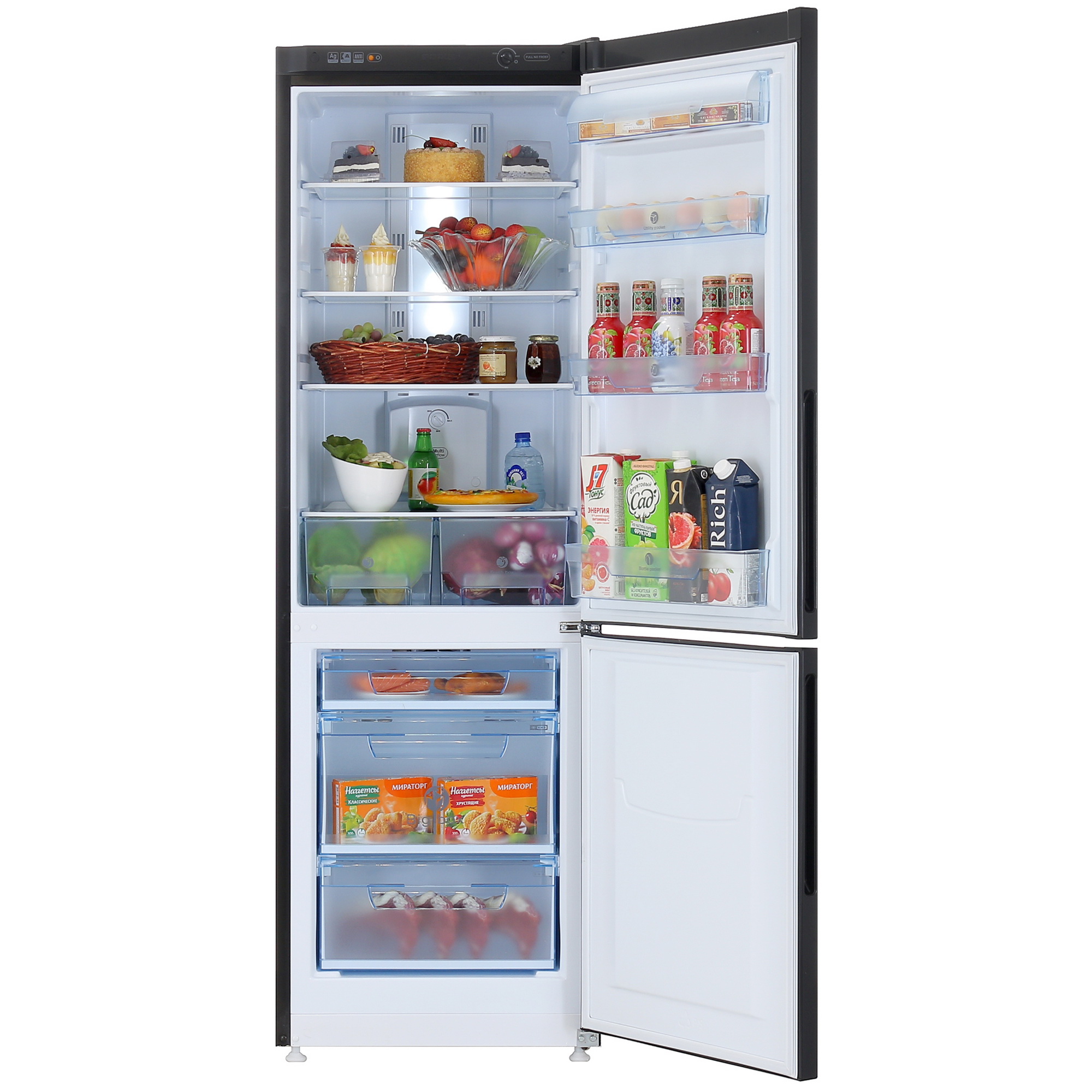 8140597 Холодильник с морозильником   Pozis RK-FNF-170B черный STDN-0064153 - Вид №5