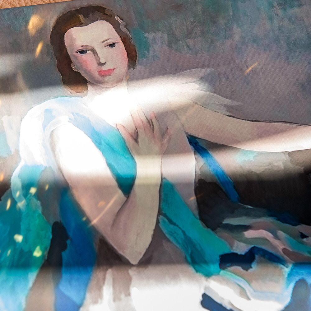 896518934_2628 Картина «Женщина с тюльпанами» (холст, галерейная натяжка) Object Desire  - Вид №3