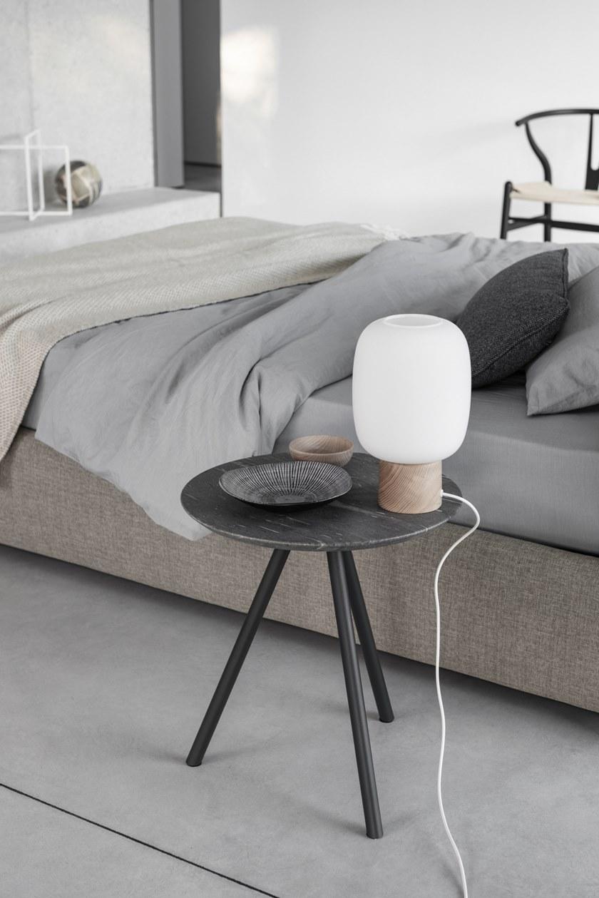 Bolzan Letti Круглый журнальный столик из мрамора Jill sun-id-1367104 - Вид №1