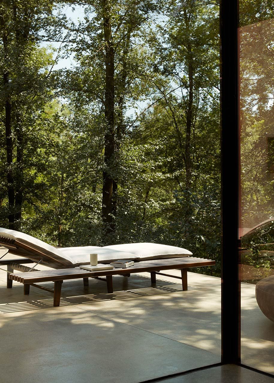 Шезлонг из красного дерева Exteta Эльба ARCH-00070701 - Вид №6