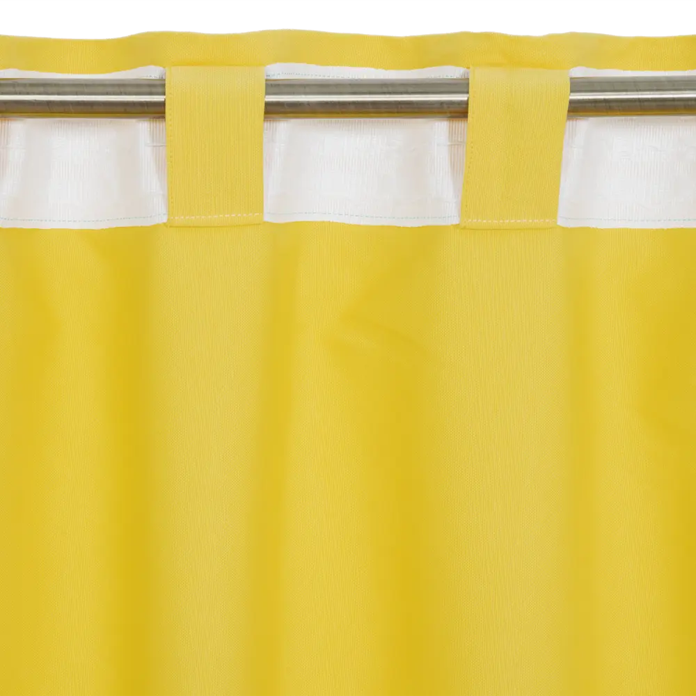 Штора на ленте со скрытыми петлями Inspire Pharell 140x280 см цвет жёлтый Banana 4 82679682 STLM-2018962  - Вид №4