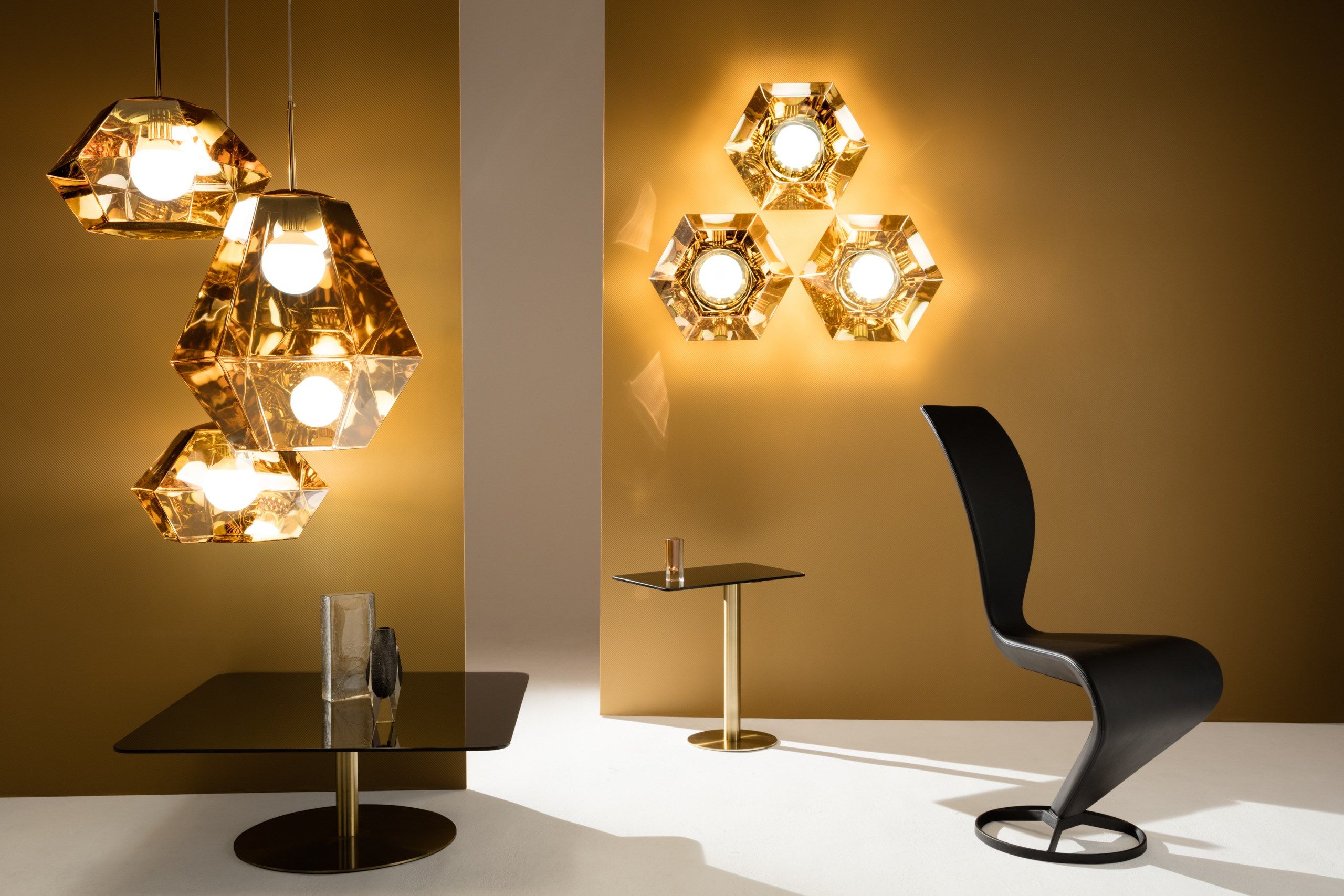 Журнальный столик из стали и стекла Tom Dixon Flash ARCH-00051661 - Вид №4