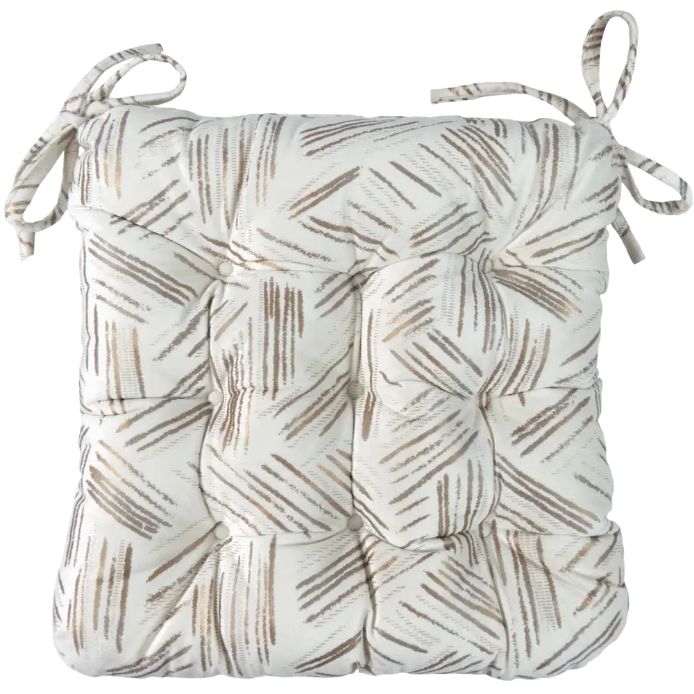 Подушка для стула Linen Way Холланд 36x6x40 см полиэстер бежевый STLM-2143593