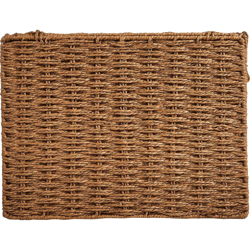 Корзина с крышкой для хранения 38x18x28 см бумага цвет коричневый 89344353 STLM-2209458 SPACEO Kub - Вид №7