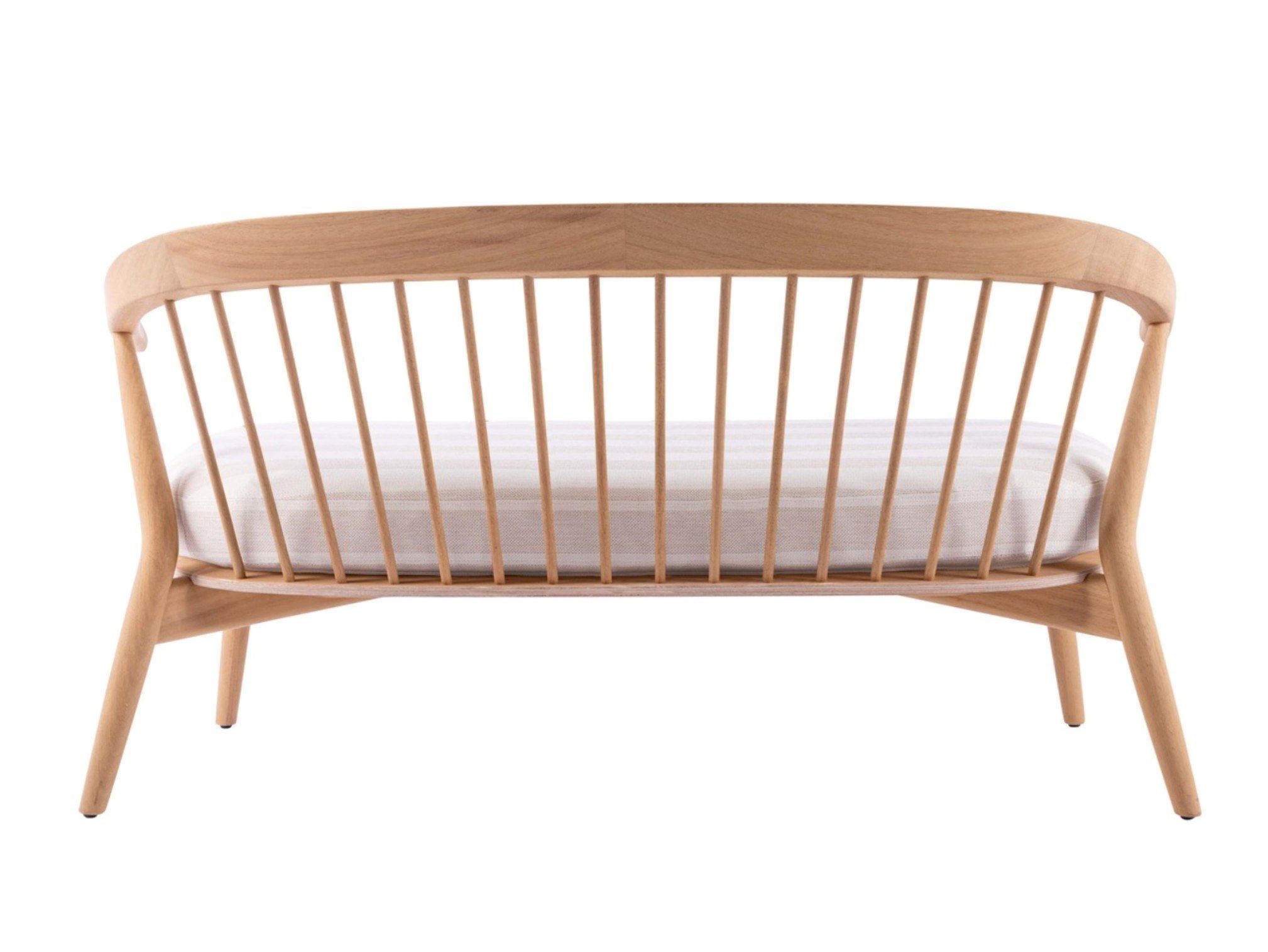 2-местный садовый диван iroko и ткань CAPPELLINI Newood Lido ARCH-00024020 - Вид №1