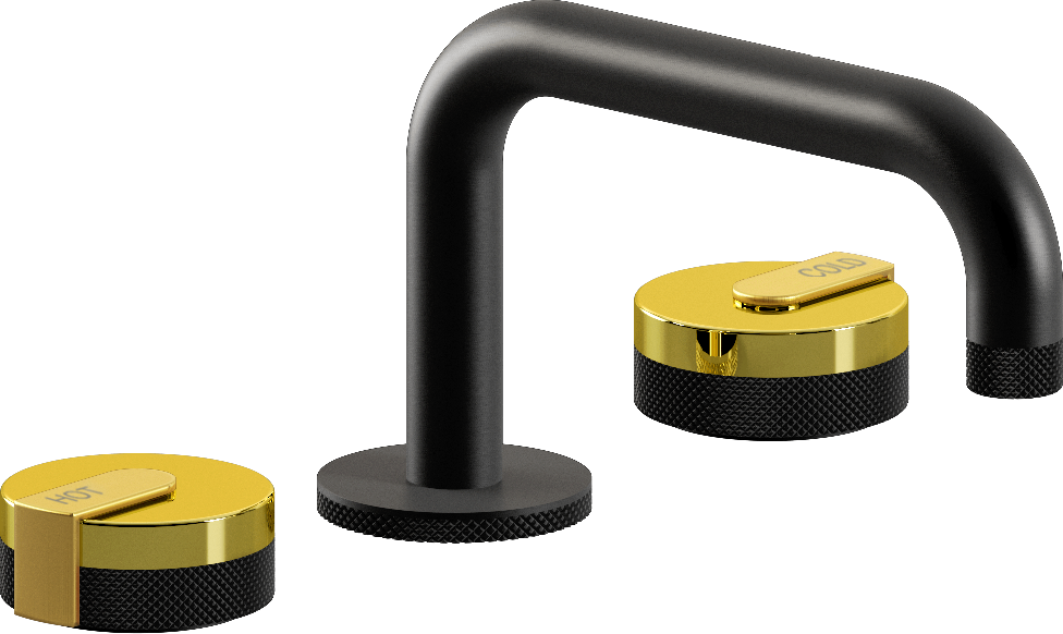 E-11510-R1PB-L1BAU-MBK Смеситель для умывальника на 3 отвертия GRAFF MOD+