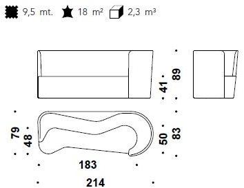 Moroso 3-х местный тканевый диван Taba sun-id-1476042 - Вид №16
