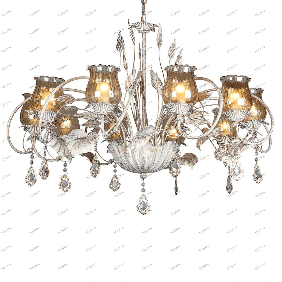 Подвесная люстра Omnilux OML-78503-10 OMNILUX OML-785 185870 Белый 