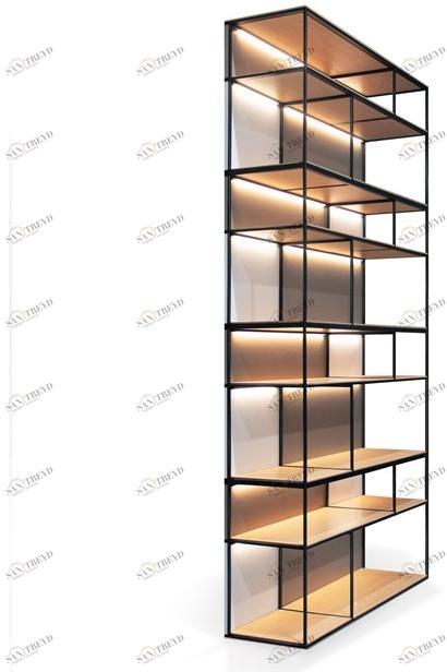 José Martínez Medina Открытый книжный шкаф с подсветкой Blacktone sun-id-1514520