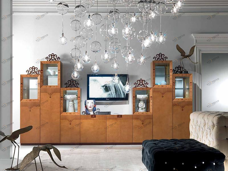 Carpanelli Буфет стеклянный модульный с распашными дверцами Dalì DALI sun-id-1417769