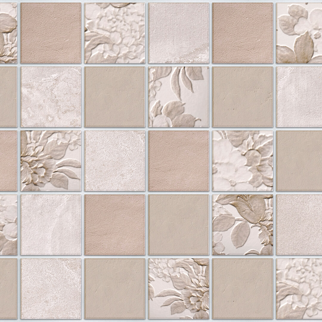 Панель ПВХ 0,3 плитка «Тайный сад» Stella STSR-750