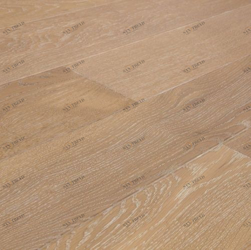 Массивная доска Amber Wood Vanilla Дуб Рустик с брашью (Текстурированная) 300-1500х120 мм 2000300005