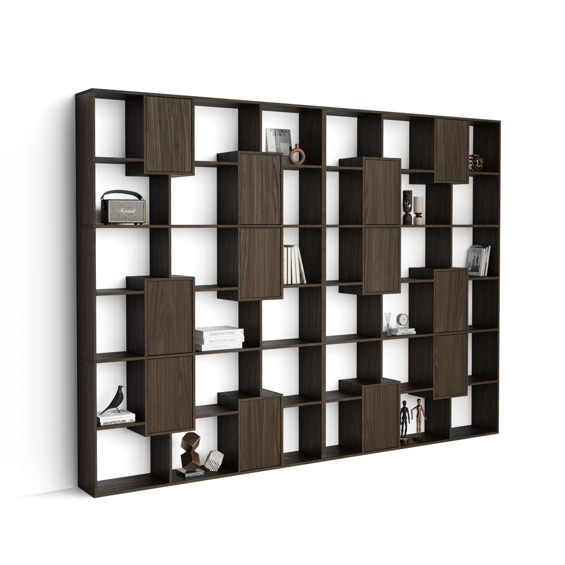 Настенный книжный шкаф из меламиновой ткани Mobili Fiver IACOPO ARCH-00104548 - Вид №10