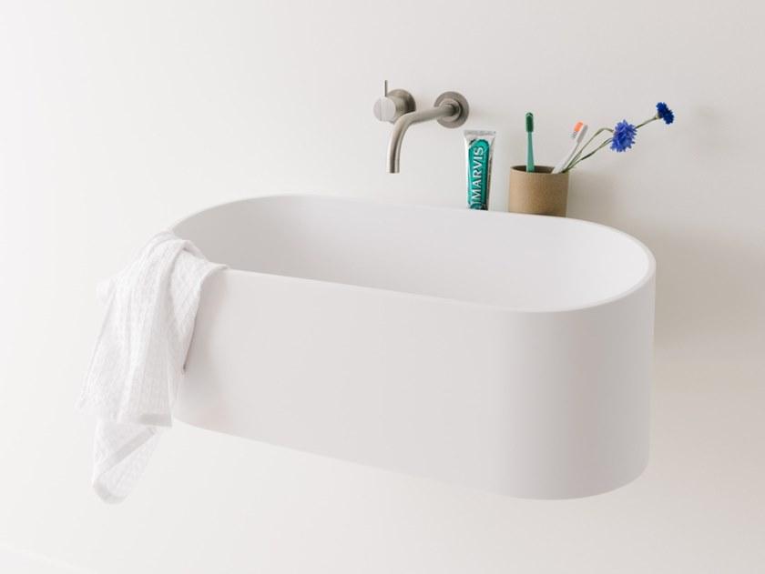 Подвесная раковина настенная овальная Not Only White Fuse белая sun-id-1454451 - Вид №2