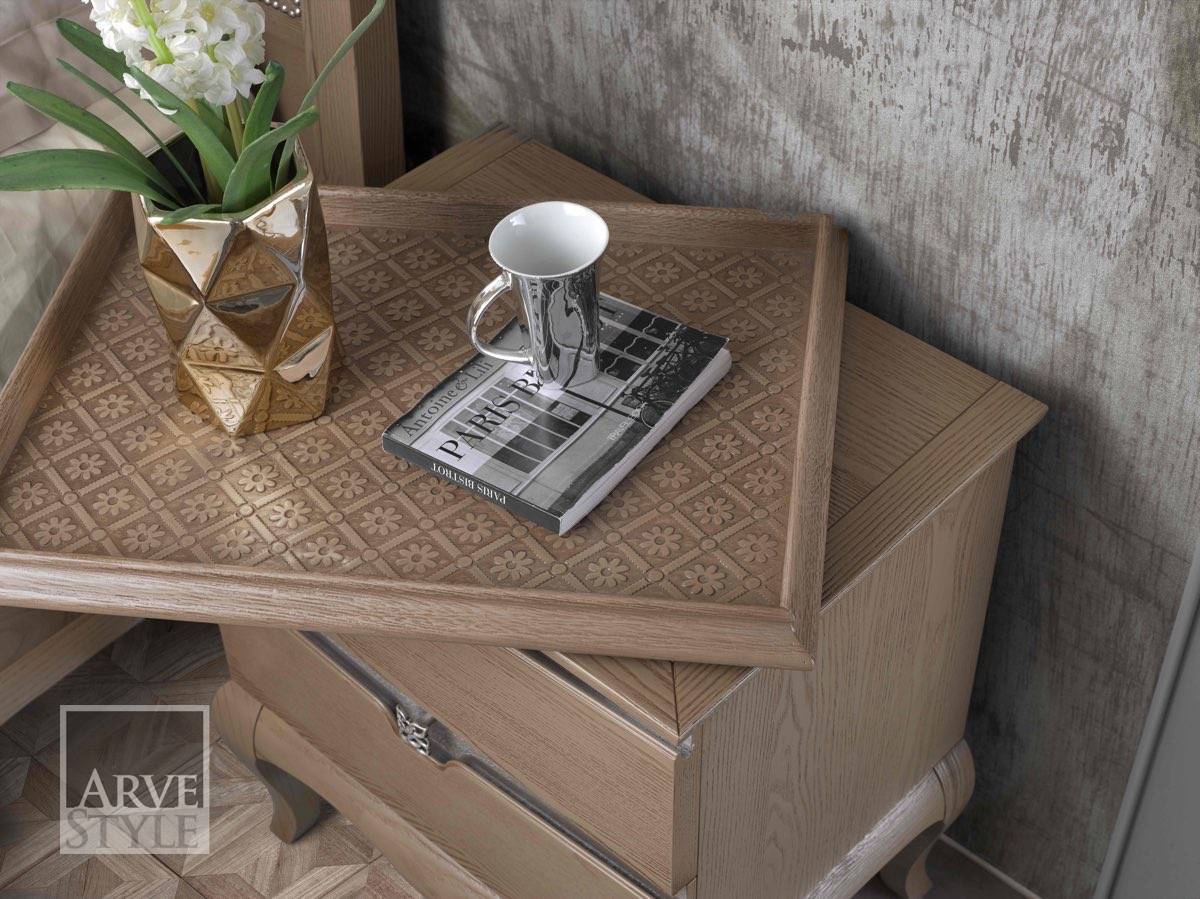 Деревянная прямоугольная тумбочка с ящиками Arvestyle ARCH-00081352 - Вид №4