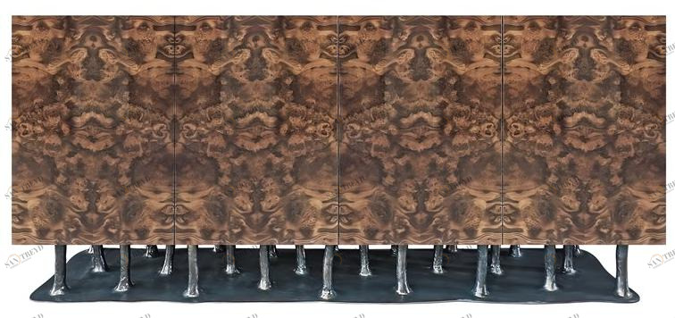 KARPA Буфет лакированный с распашными дверцами Allana K1026 