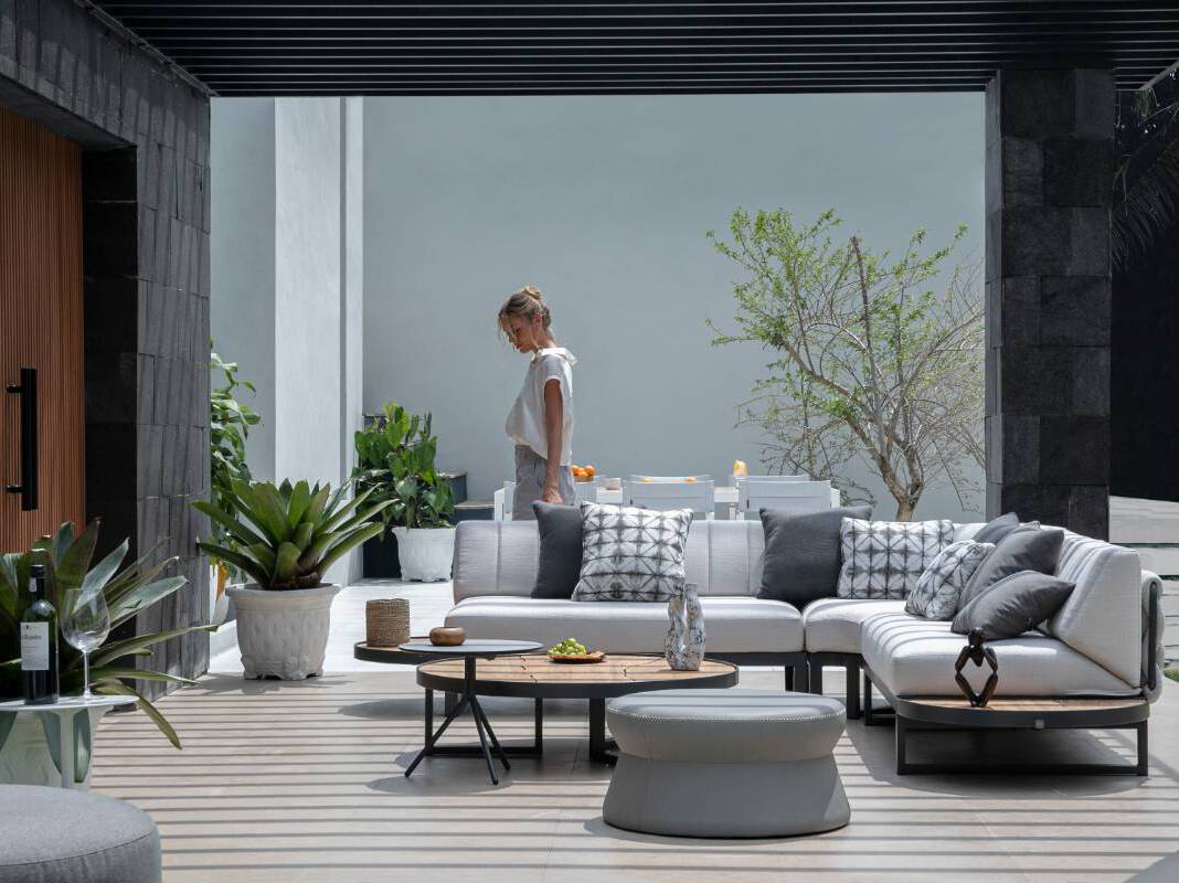 Тканевый модульный садовый диван MAMAGREEN Munia ARCH-00127671 - Вид №7