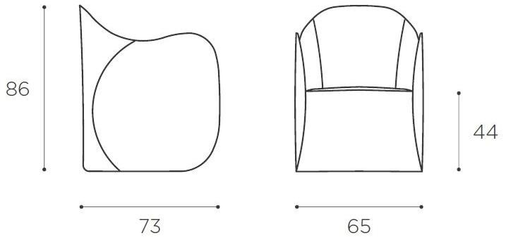 EPÒNIMO Кожаное кресло с подлокотниками Exo Ex001 - Вид №4