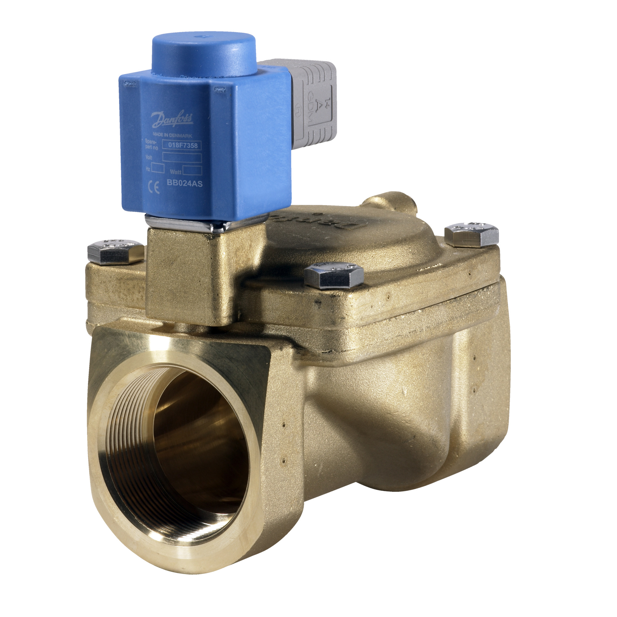 Danfoss EV220B — двухходовые электромагнитные клапаны для общей промышленности Клапан электромагнитный EV220B с кат. 032U453002  - Вид №51