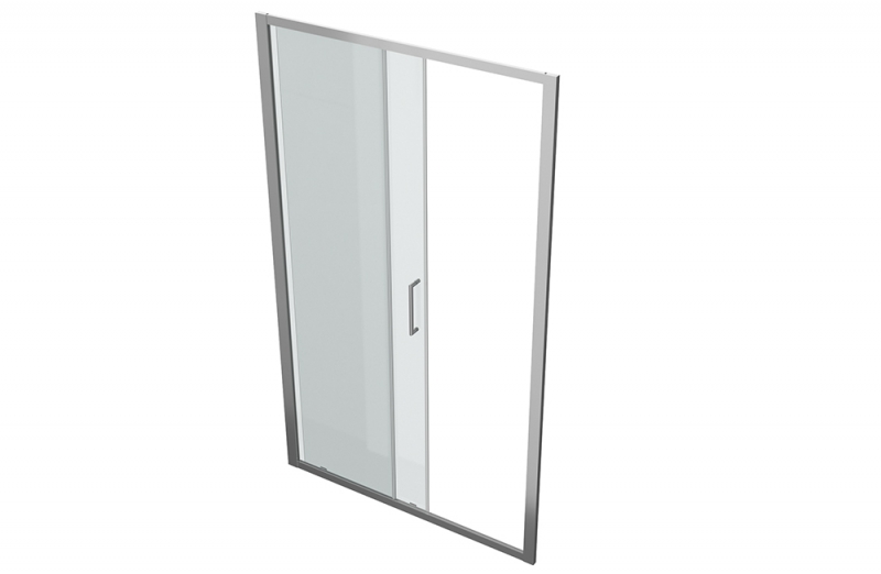 Душевая дверь в нишу, одна раздвижная дверь LINE BD120.4101A bravat - Вид №3