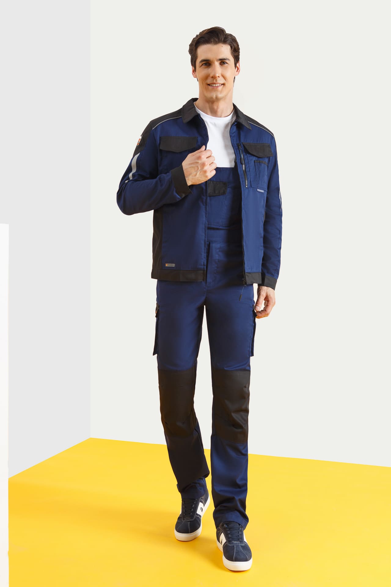 64618 Костюм  NEW 2 темно-синий с черным STATUS  Летняя спецодежда  размер 48-50/170-176  - Вид №9