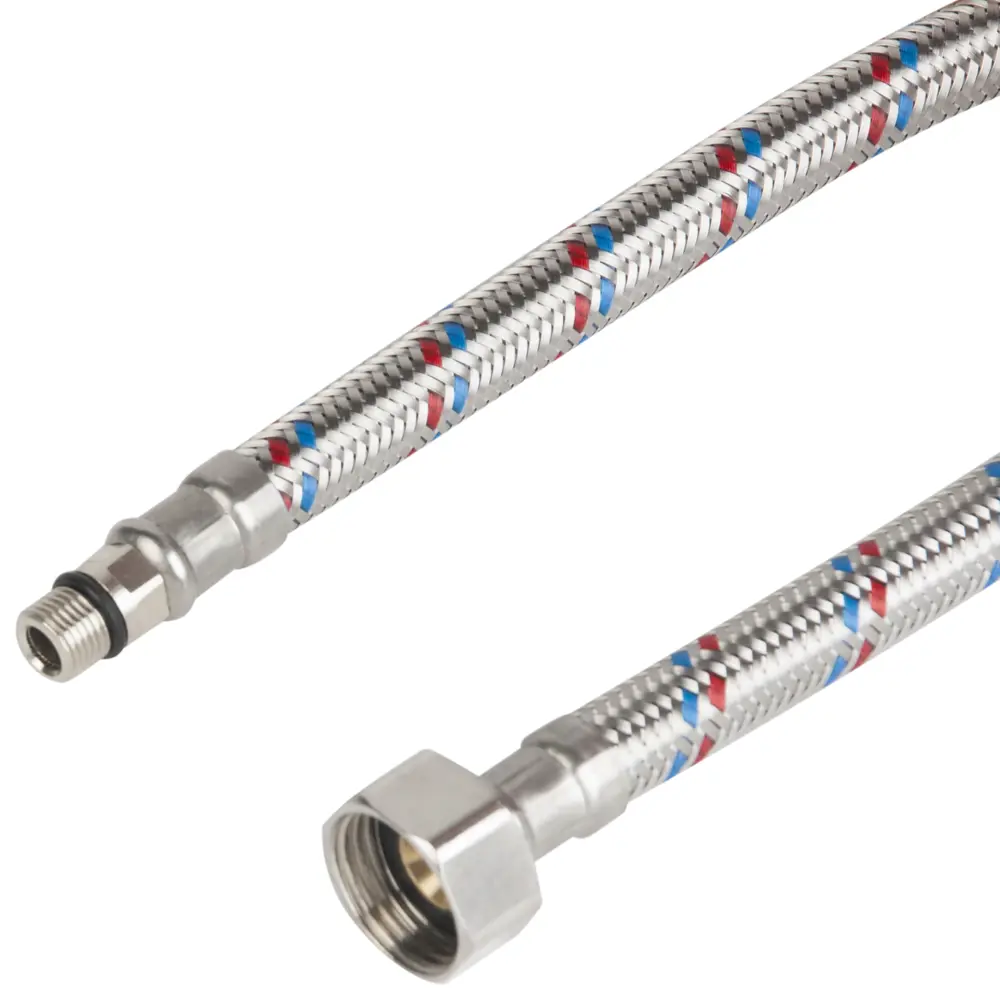 Гибкая подводка для смесителя Кит-Пром 1/2"xM10-18 гайка - штуцер 40 см 11005122 STLM-2020008  - Вид №1