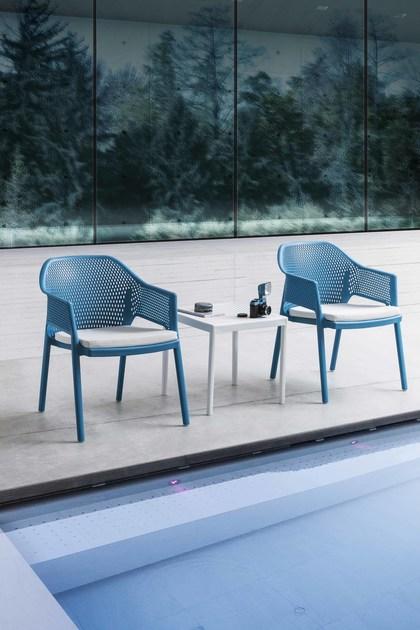 GABER Штабелируемый садовый стул из технополимера со встроенной подушкой Minush sun-id-1430495 - Вид №2