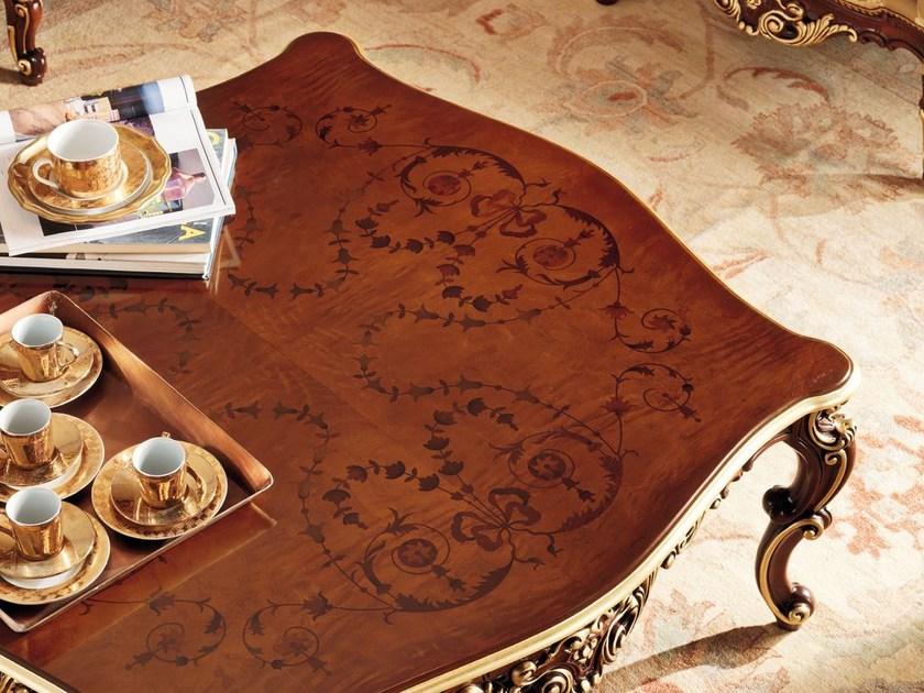 Modenese Gastone Низкий квадратный журнальный столик из массива дерева Villa venezia sun-id-1368417 - Вид №1