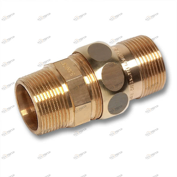 2224114R SANHA 224 компресионное соединение, сгон Об-Об, латунь 11/4 мм 