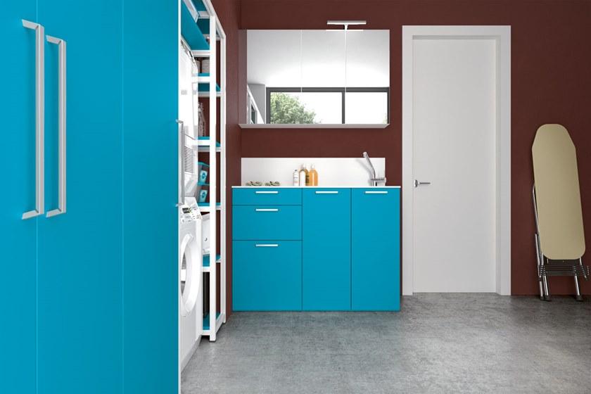 Archeda Шкаф для стирки из ламината с раковиной Laundry sun-id-1374373 - Вид №2