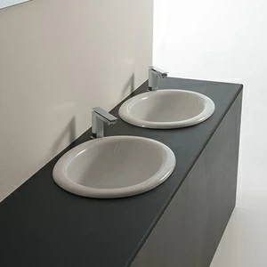 VNL001 Накладная раковина под столешницу  овальная ArtCeram
