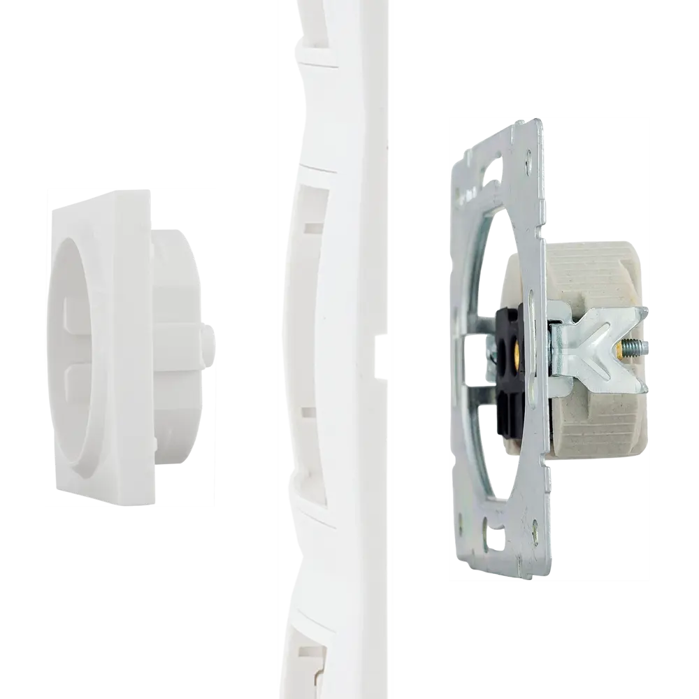 TDM ELECTRIC Рамка вертикальная для розеток и выключателей Таймыр белая 85591183 STLM-0064409 - Вид №3