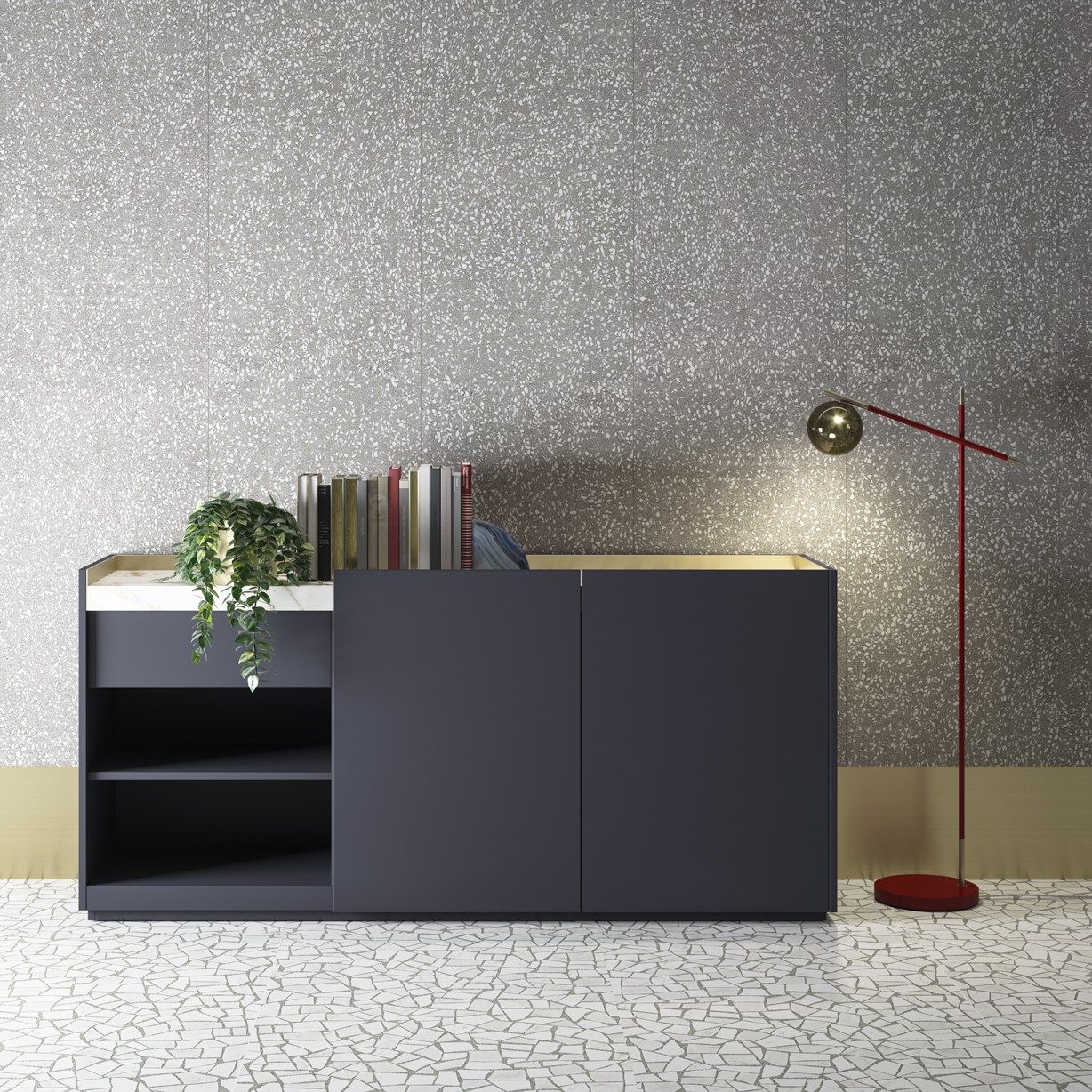 Деревянный офисный шкаф с распашными дверями PROF Block 2.0 ARCH-00096353 - Вид №13