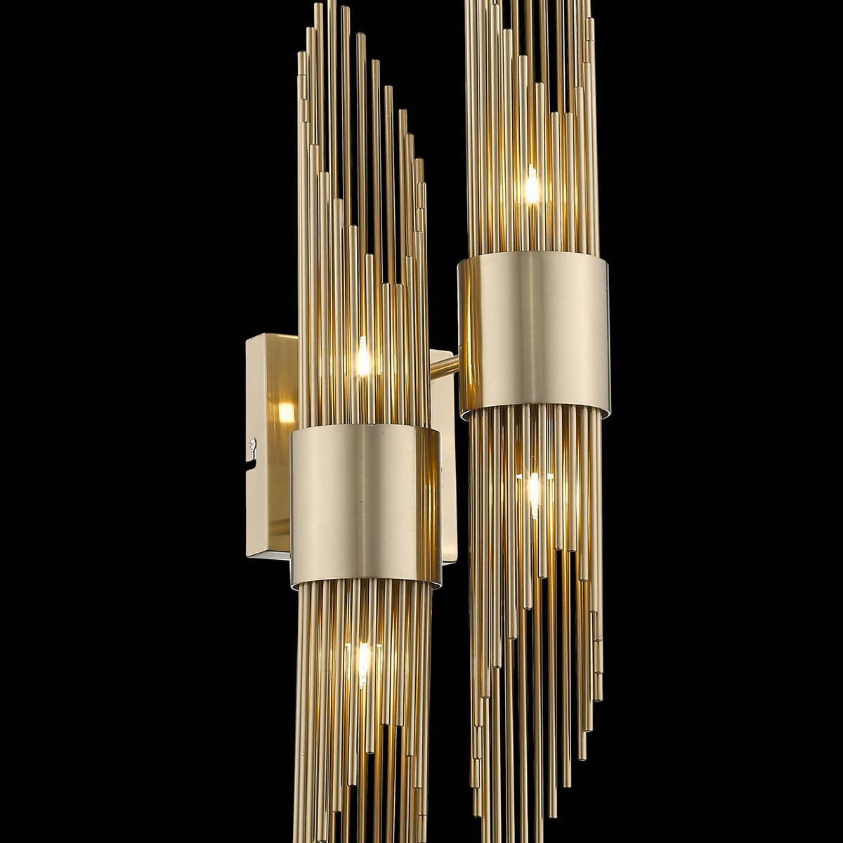 Светильник настенный золотистый Delight Collection W68069-4 Ant.Brass DELIGHT COLLECTION  00-3882892 Золото  - Вид №1