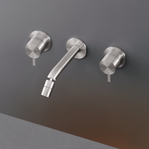 Настенный двойную ручку смеситель с регулируемым носиком L. Максимум. 165 мм  MIL39 CEADESIGN  - Вид №1