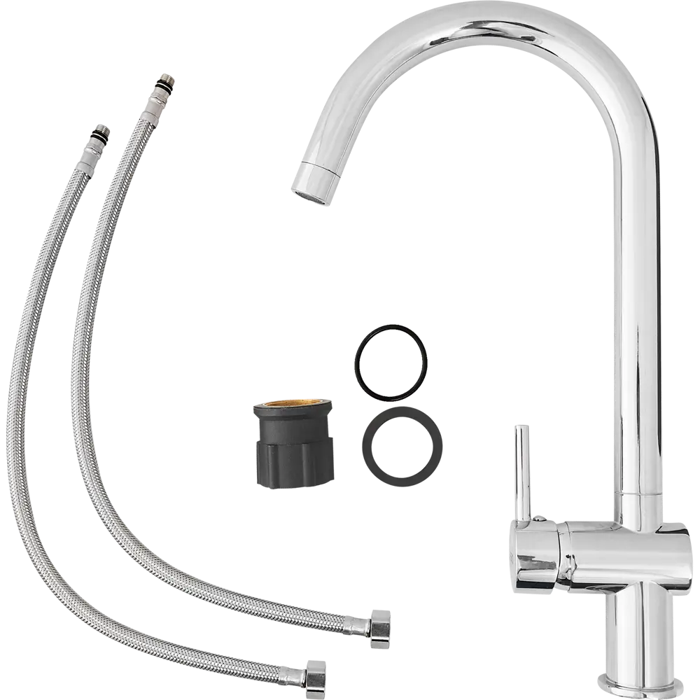 Смеситель кухонный Esko Wines WN500 высота 15 см цвет хром STLM-2056834 - Вид №4